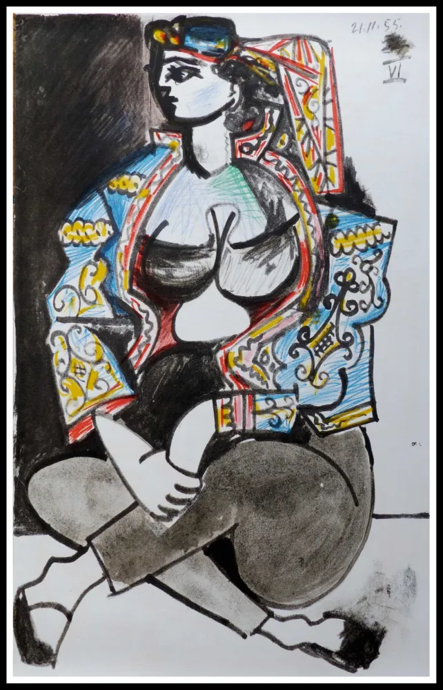 Lithographie Picasso (After) - CAHIER DE LA CALIFORNIE IX