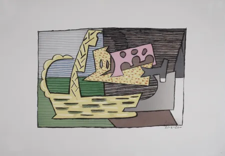Lithographie Picasso (After) - Le Panier, 1946