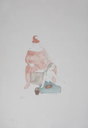 Lithographie Picasso (After) - Saltimbanque, 1946