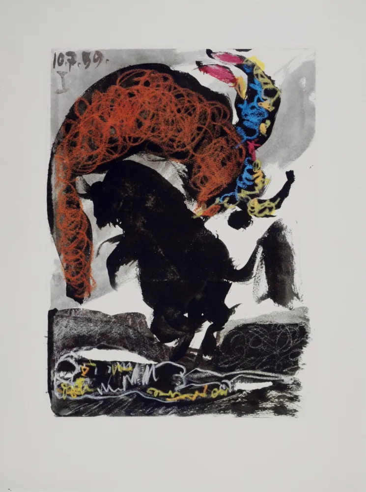 Lithographie Picasso (After) - Scène de Corrida n° 1, 1961