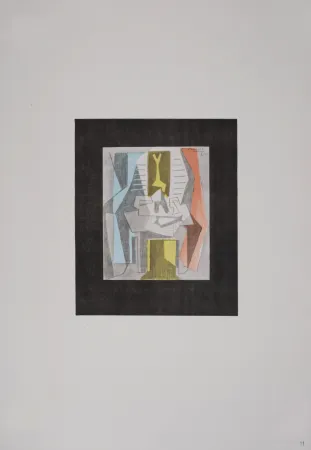 Lithographie Picasso (After) - Table devant une fenêtre, 1946