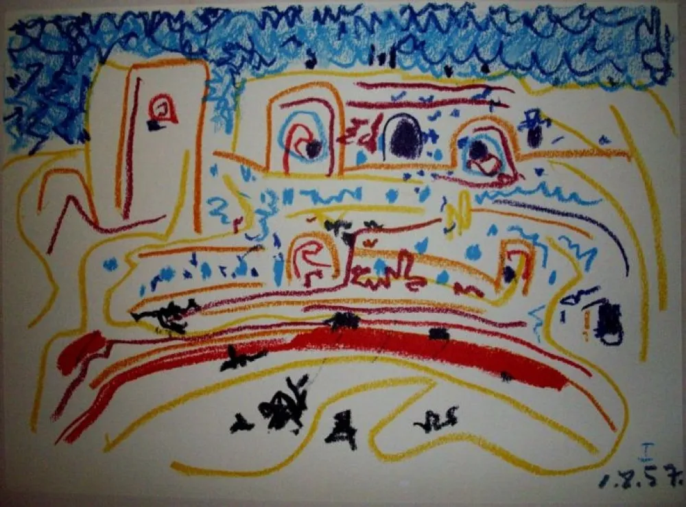 Lithographie Picasso (After) - TOROS Y TOREROS