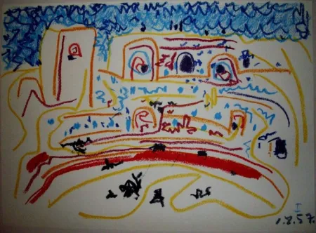 Lithographie Picasso (After) - TOROS Y TOREROS