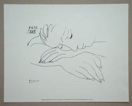 Sérigraphie Picasso (After) - War and Piece