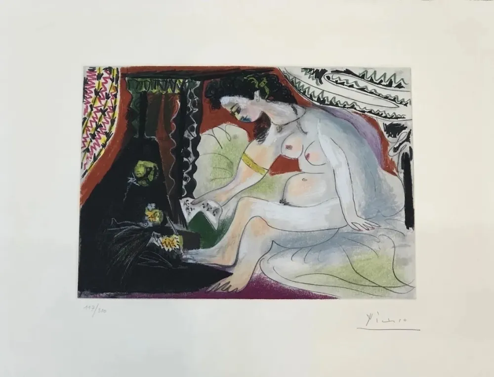 Eau-Forte Et Aquatinte Picasso - Bethsabée