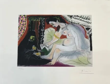Eau-Forte Et Aquatinte Picasso - Bethsabée