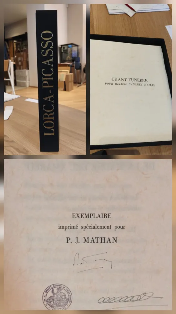 Livre Illustré Picasso - Chant funèbre pour Ignacio Sánchez Mejías 