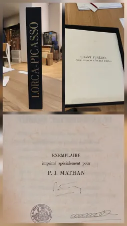 Livre Illustré Picasso - Chant funèbre pour Ignacio Sánchez Mejías 