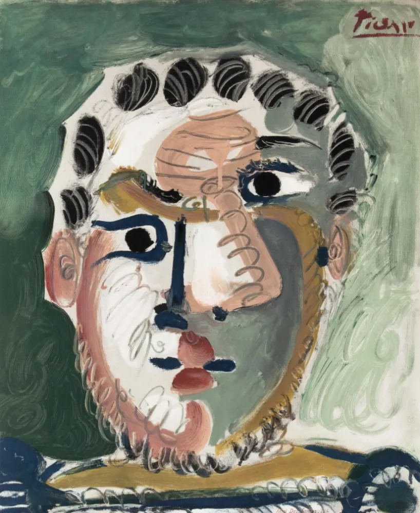 Lithographie Picasso -  Chateau de Culan