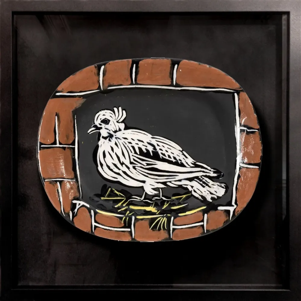 Céramique Picasso - 'COLOMBE MATE' 1948