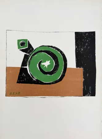 Lithographie Picasso - Composition