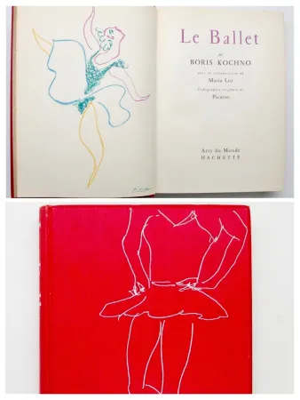 Lithographie Picasso - Danseuse / Ballerina Boris Kokhno Le Ballet 