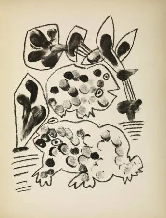 Lithographie Picasso - De mémoir d'homme, , Planche II