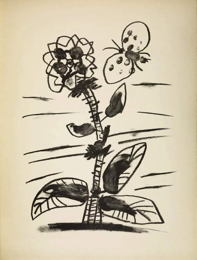 Lithographie Picasso - De mémoir d'homme, Planche IV