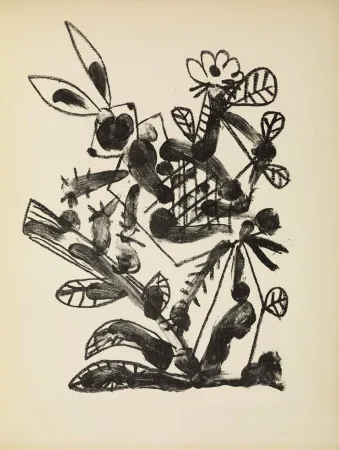 Lithographie Picasso - De mémoir d'homme, Planche IX