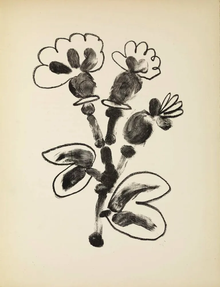 Lithographie Picasso - De mémoir d'homme, Planche V