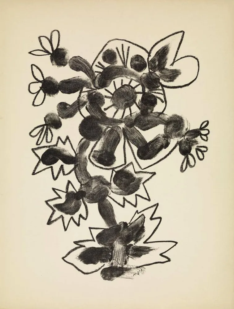 Lithographie Picasso - De mémoir d'homme, Planche VI