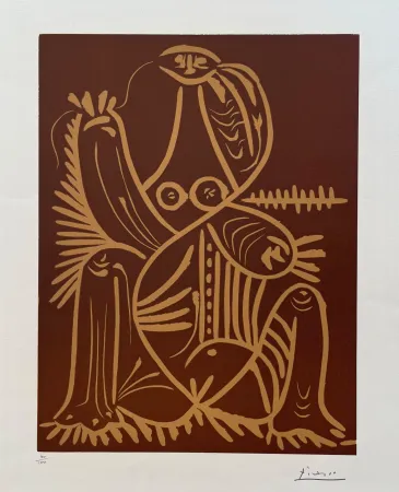 Linogravure Picasso - Diurnes
