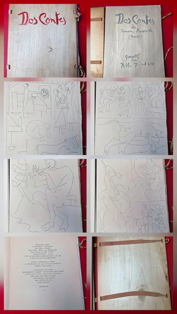 Eau-Forte Picasso - Dos Contes -Reventos 