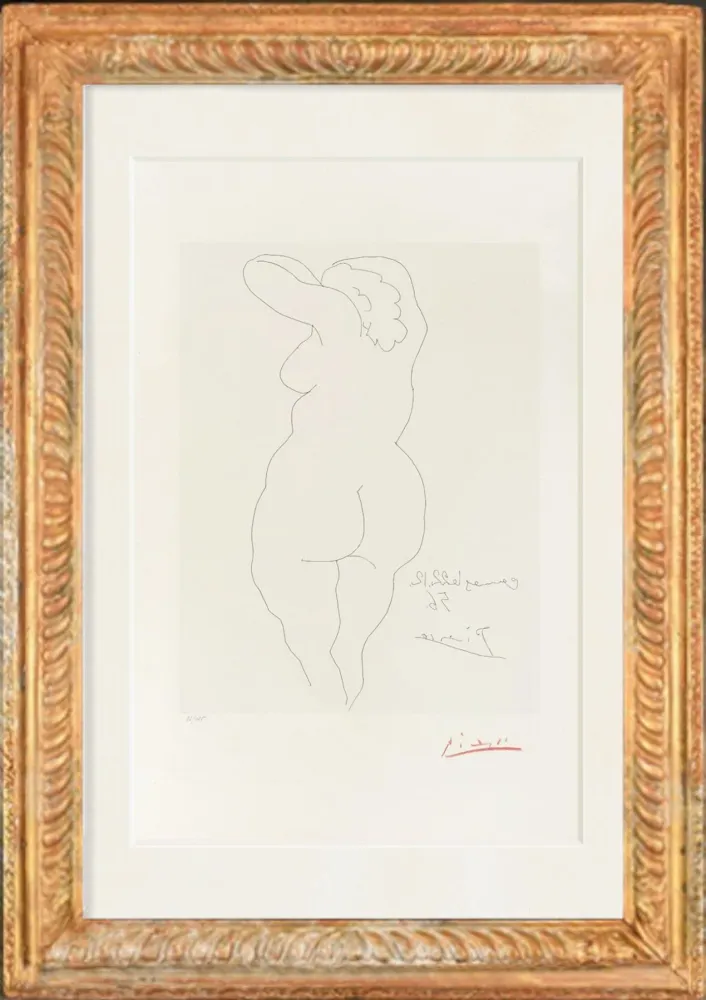 Pointe-Sèche Picasso - Femme nue de dos