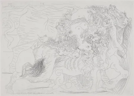 Eau-Forte Picasso - Femme Torero I