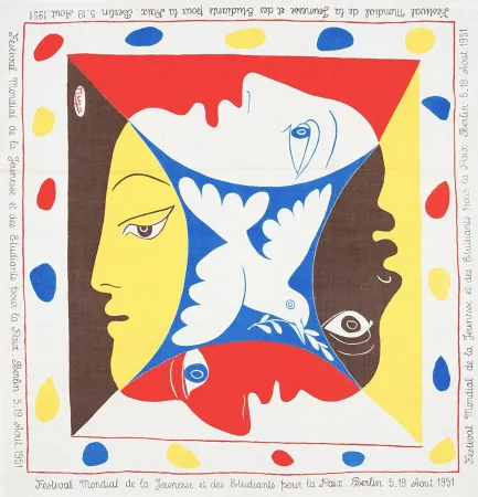 Sérigraphie Picasso - Festival Mondial pour la Paix