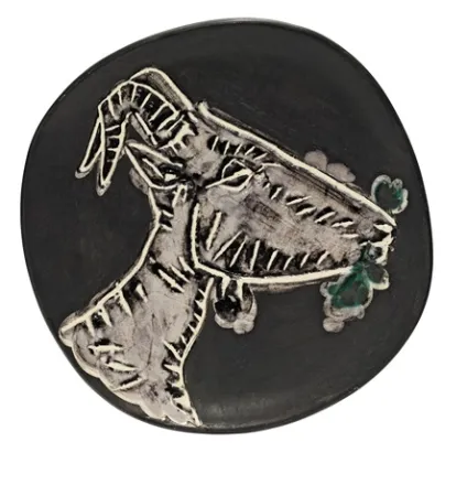 Céramique Picasso - Goat’s head in profile 