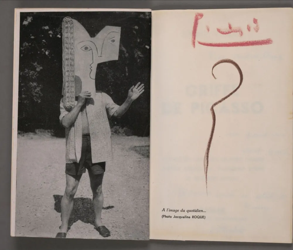Livre Illustré Picasso - Griffes de Picasso, 1961 -Signed -Unique 