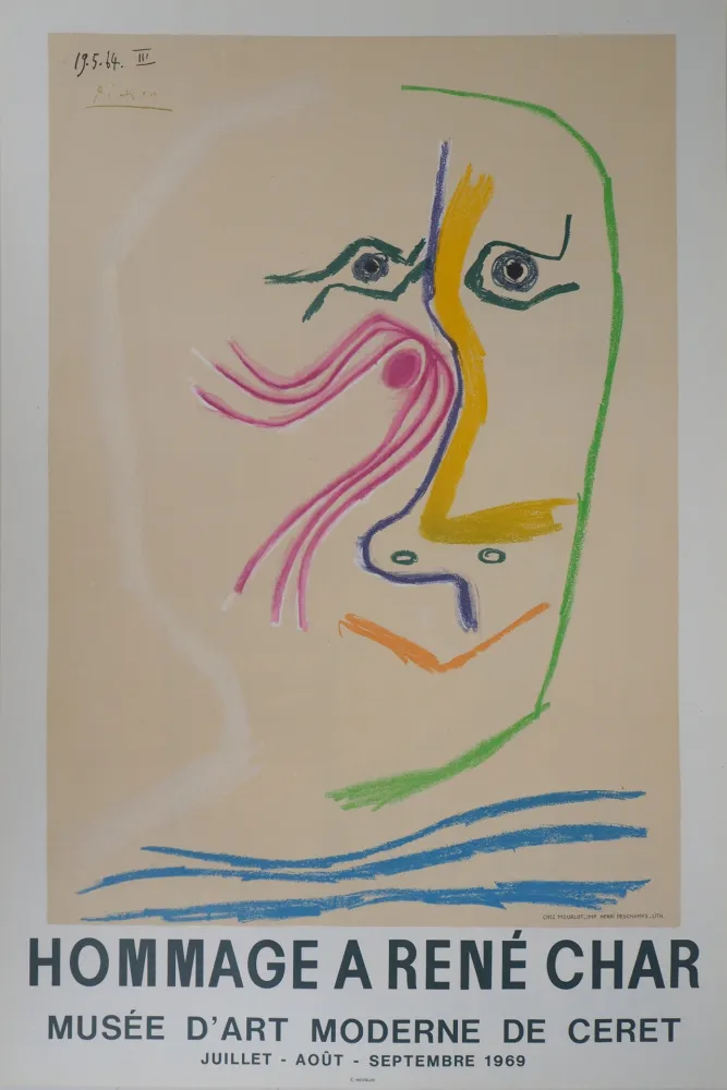 Livre Illustré Picasso - Hommage à René Char