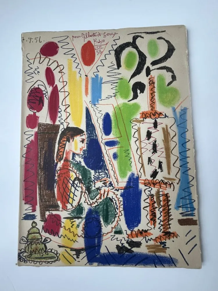 Lithographie Picasso - L' atelier de Cannes 