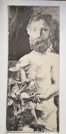 Pochoir Picasso - L homme au mouton