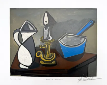 Gravure Sur Bois Picasso - La Casserole Émaillée