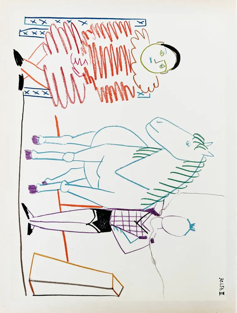 Lithographie Picasso - La Comédie Humaine