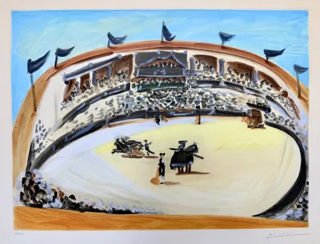 Aquatinte Picasso - La Corrida