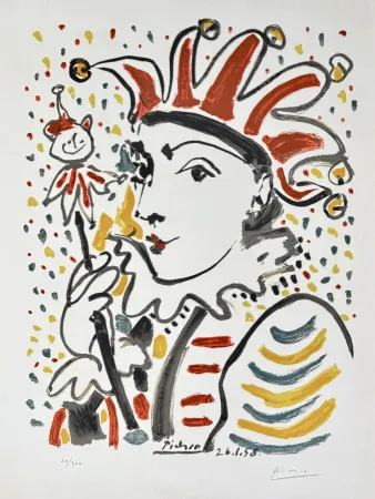 Lithographie Picasso - La Folie 