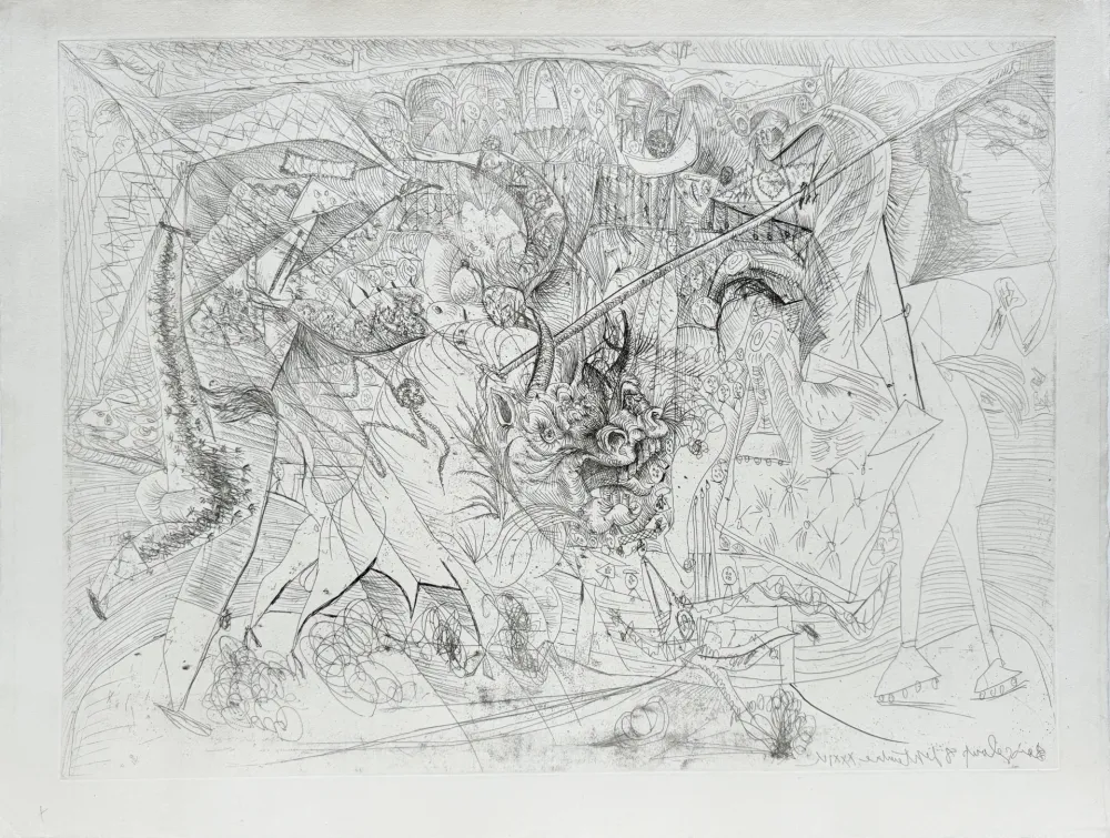 Eau-Forte Picasso - La Grande Corrida