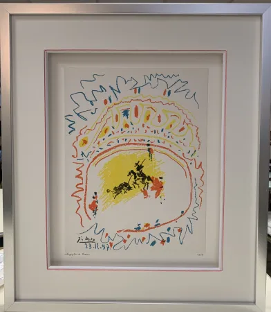 Lithographie Picasso - La petite corrida