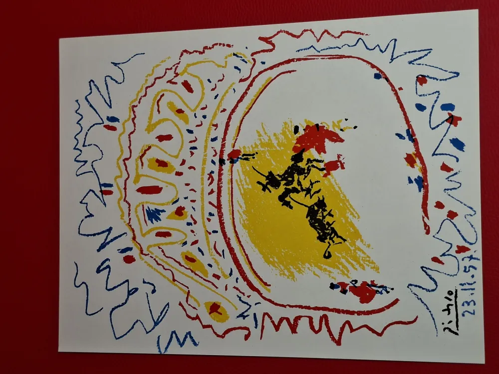 Lithographie Picasso - La Petite Corrida 1957