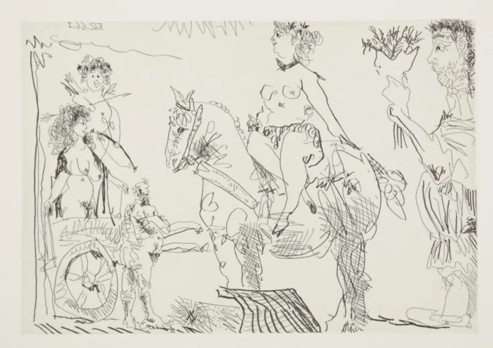 Gravure Picasso - Le Cocu magnifique