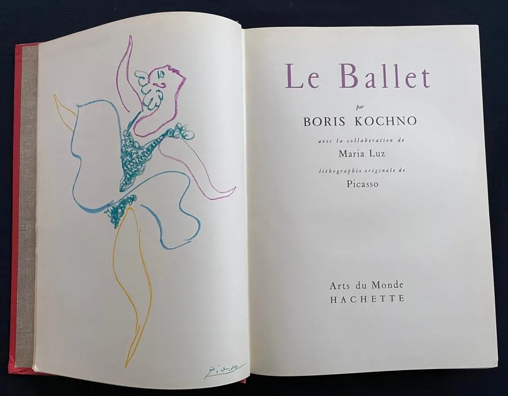 Livre Illustré Picasso - Le Danseuse/Le Ballet/Ballerina 