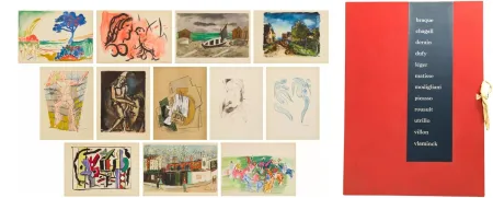 Livre Illustré Picasso - Le douze Contemporains-Portfolio 