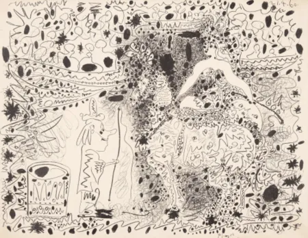 Lithographie Picasso - L'Ecuyère