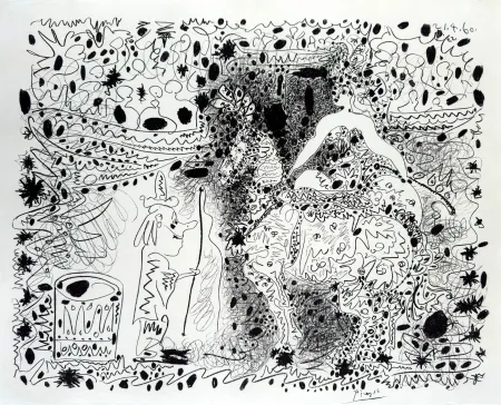 Lithographie Picasso - L'Ecuyère (The Horsewoman)