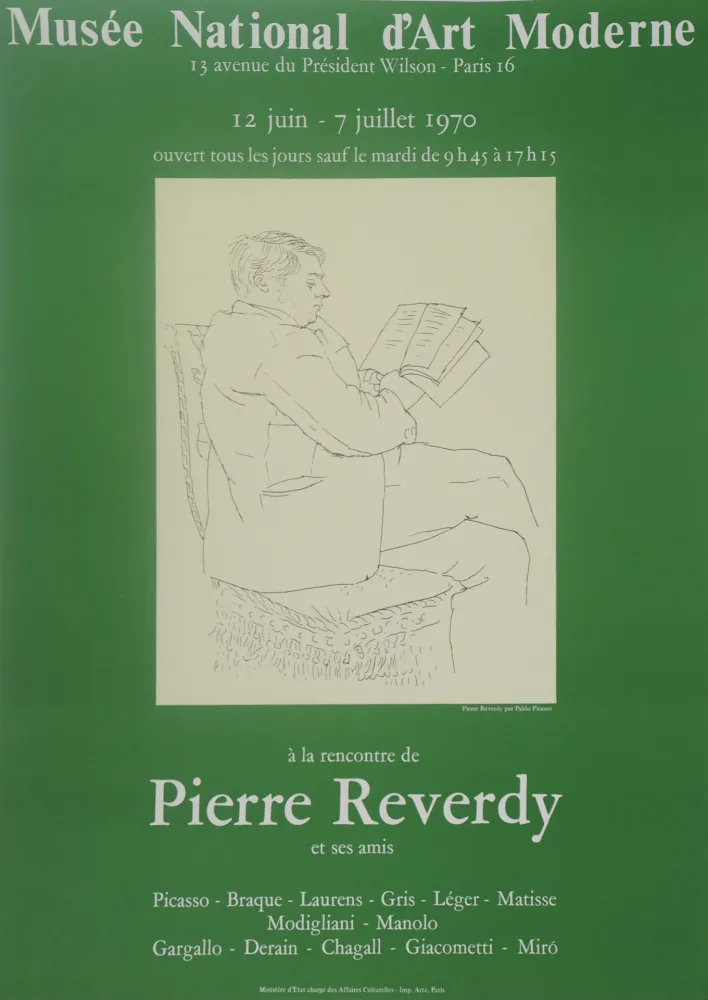 Livre Illustré Picasso - Livre : Portrait d'un lecteur