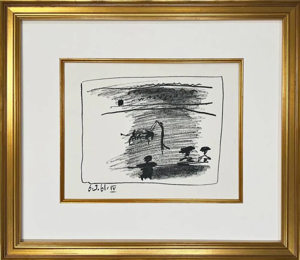 Lithographie Picasso - Los Banderillos