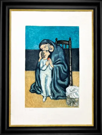 Eau-Forte Et Aquatinte Picasso - Maternité