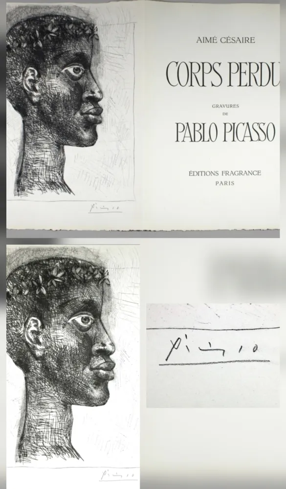 Gravure Picasso - Negre Negre Negre/ Corps Perdu 