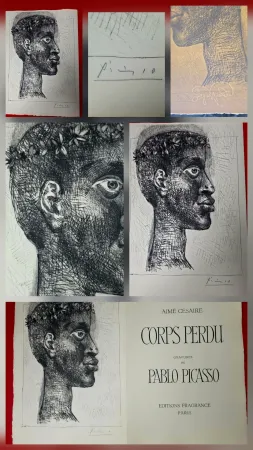 Lithographie Picasso - Negre Negre Negre - Corps Perdu Signed