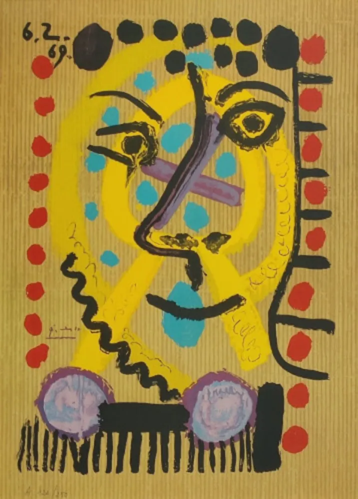 Lithographie Picasso - One plate, from Les Portraits Imaginaires