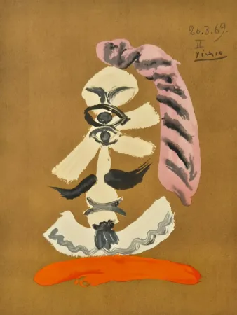 Lithographie Picasso - One plate, from Les Portraits Imaginaires (4)